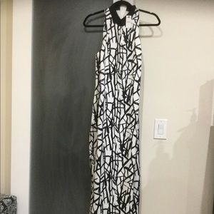 Express Column print maxi dress